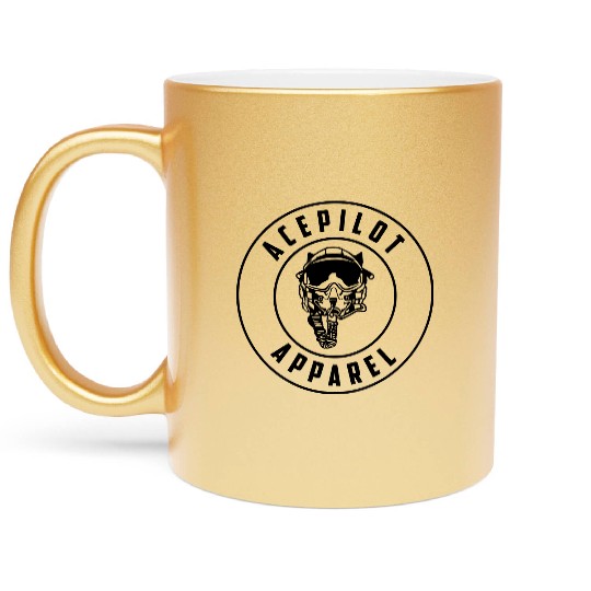 ACEPILOT APPAREL SEAL NEW Metallic Mugs