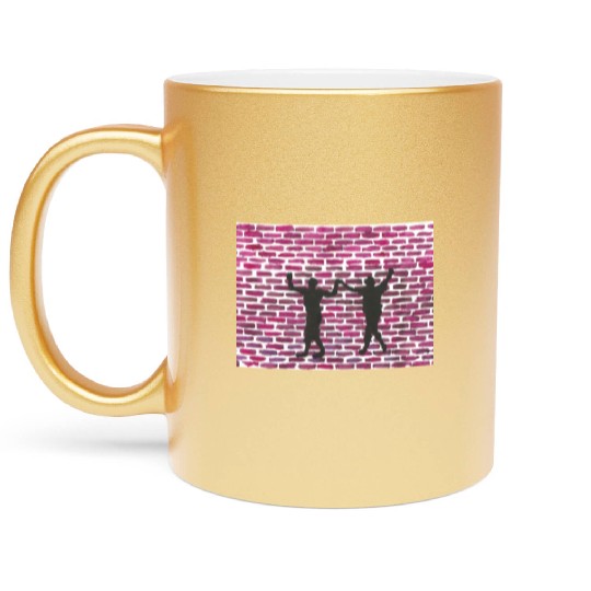 Black magic holyhock online by Yeshaya Dank Metallic Mugs