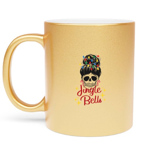 Jingle Bells Metallic Mugs