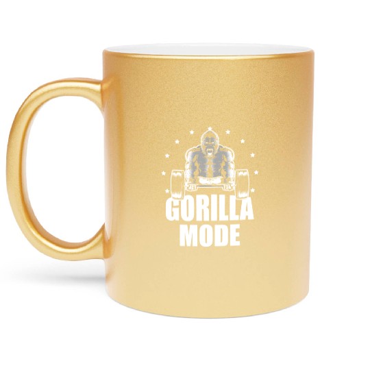 Gorilla Mode Monkey Whisperer Animal Zookeeper Metallic Mugs