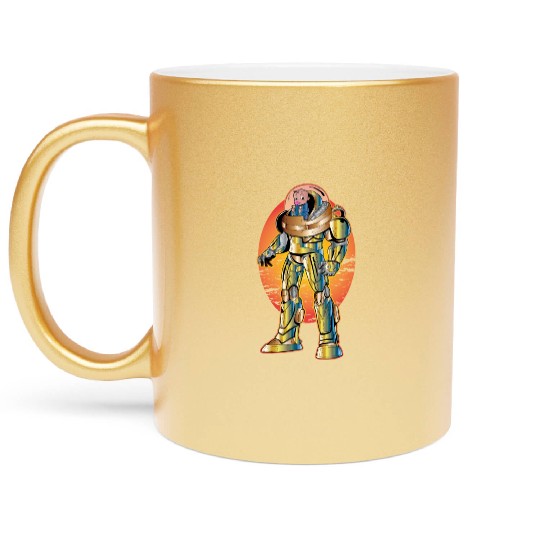 baby bot Metallic Mugs