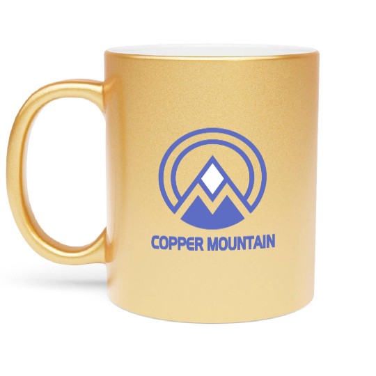Copper Mountain Colorado Metallic Mugs