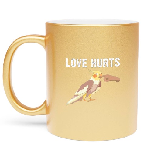 Love Hurts Metallic Mugs
