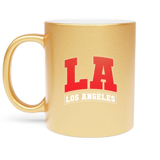 Los Angeles LA California Gift Metallic Mugs