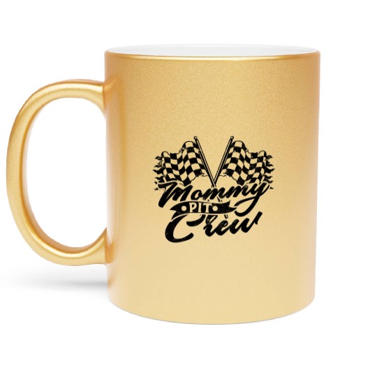 Mommy Pit Crew - mommy Metallic Mugs