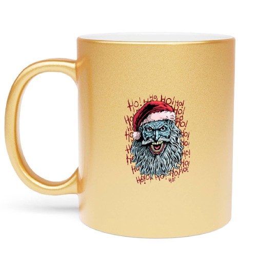 bad santa Metallic Mugs