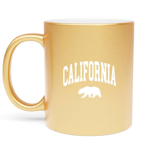 California Bear Metallic Mugs