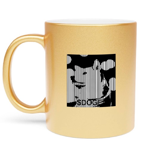 $DOGE Dogecoin Postal Metallic Mugs