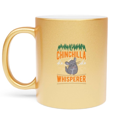 Chinchilla Whisperer Metallic Mugs