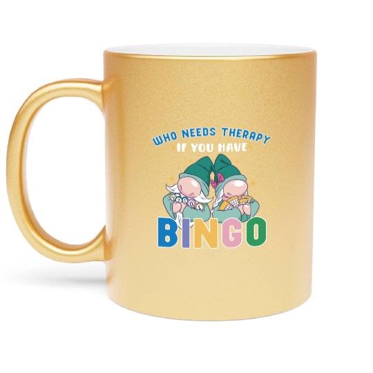 Bingo Card Game Grandma Bingo Player Bingo Cards Metallic Mugs