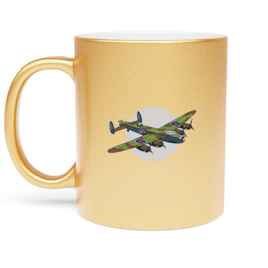 War-fighter jet plane War-fighter jet plane inspir Metallic Mugs