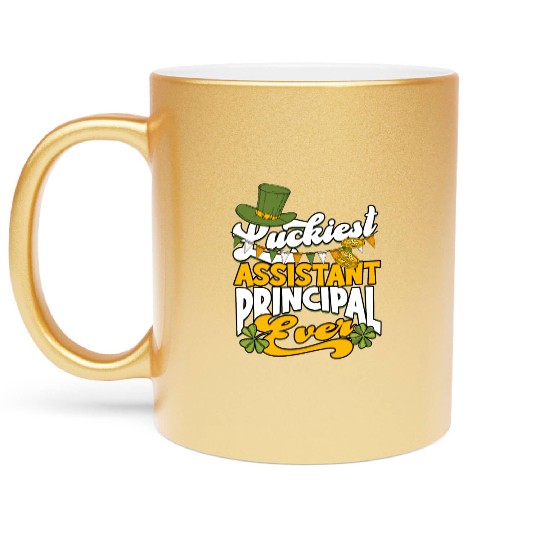 Assistant Principal Back School Teacher Principal Metallic Mugs