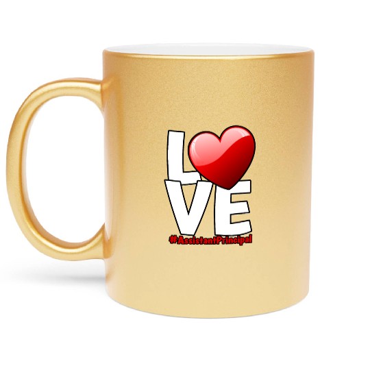 Assistant Principal Back School Teacher Principal Metallic Mugs