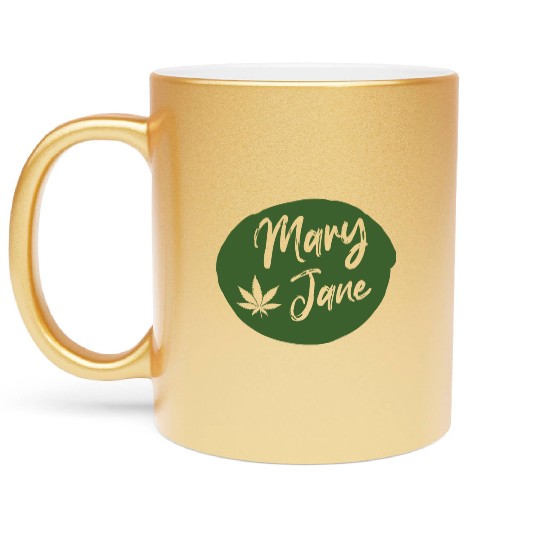 Mary Jane Drop Metallic Mugs