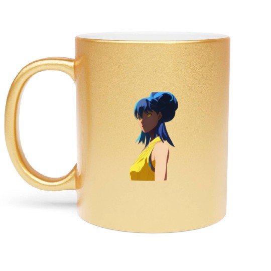 Ryoka inspired portrait Metallic Mugs