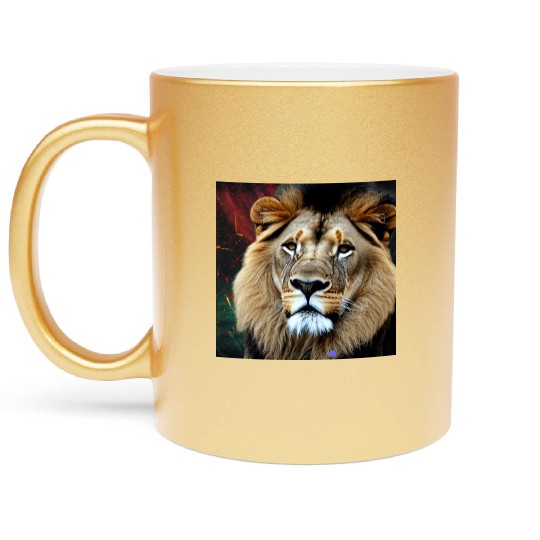 Lion | New Best Design | Tiger | best design | Metallic Mugs