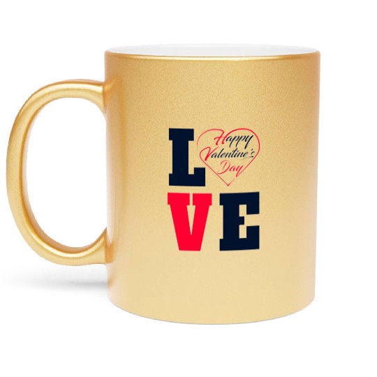 saint valentine Metallic Mugs
