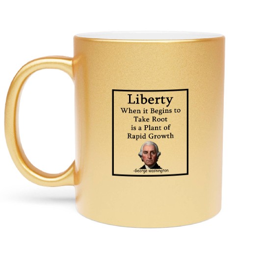 George washington Metallic Mugs