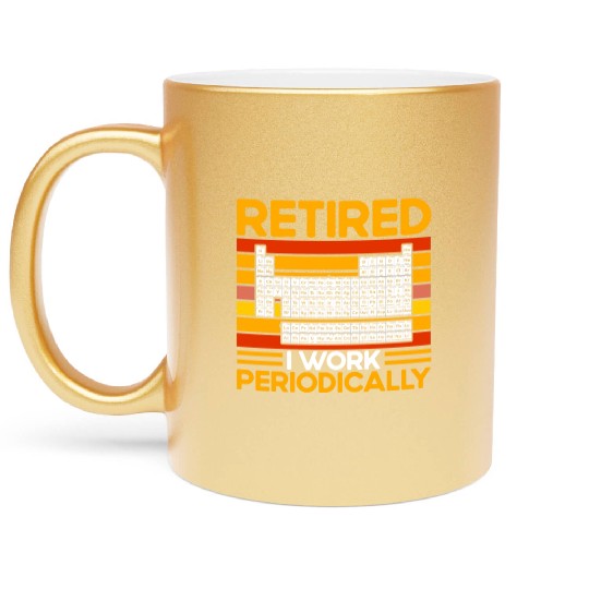 Chemistry Gift Scientists Chemist Metallic Mugs