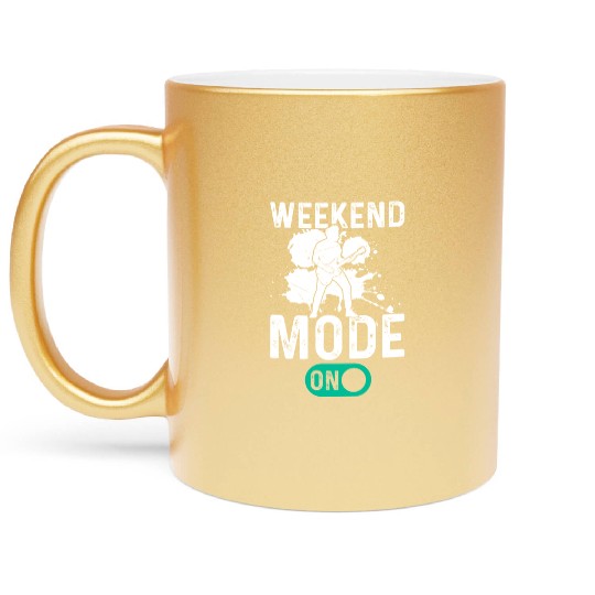 Bass Guitarist Bass Guitar Player - Weekend Mode O Metallic Mugs