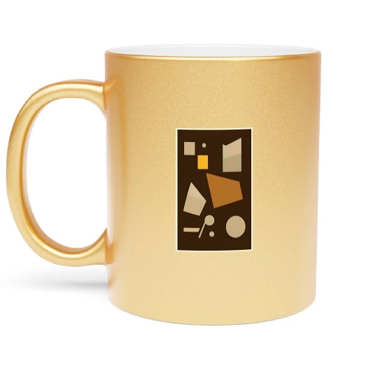 Chocolate Espresso Candy Bar Metallic Mugs