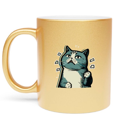 The Best Funny Cat Gifts For Cat Lovers Metallic Mugs