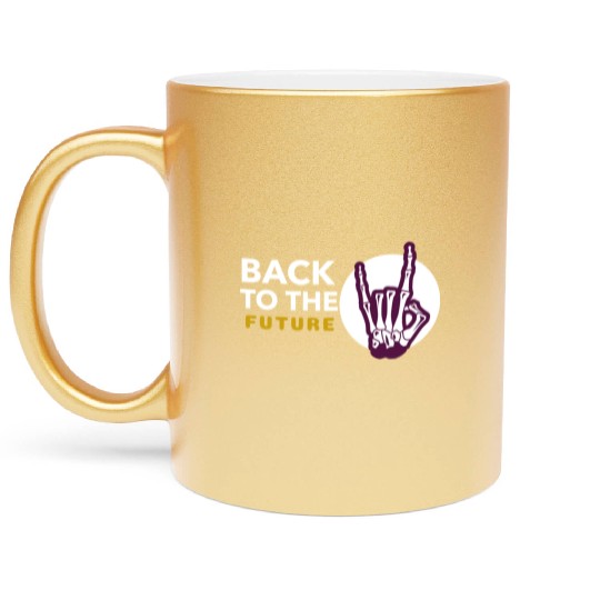 Back to the future Metallic Mugs