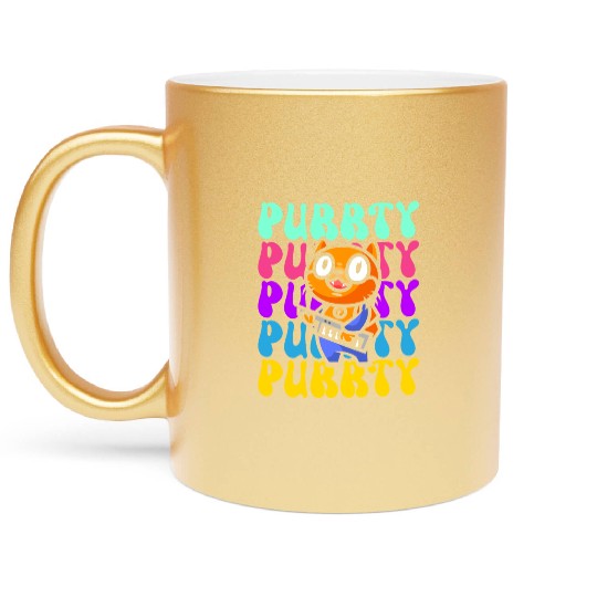 Purrty Piano Cat Musician Musical Pianist Music Metallic Mugs