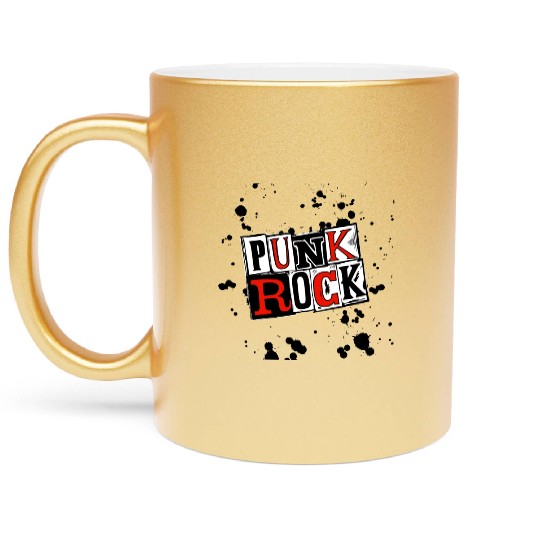 PUNK ROCK Metallic Mugs