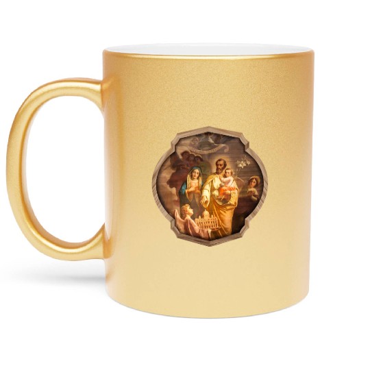 St Joseph Holy Catholic Church Ite Ad Catholic Metallic Mugs