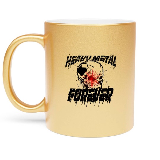Heavy Metal forever Metallic Mugs