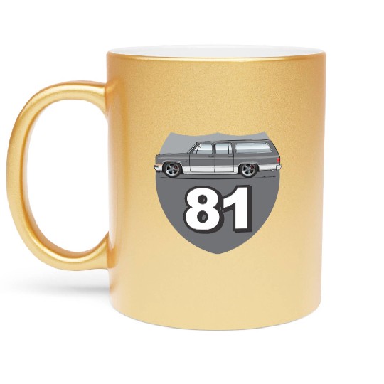 81 Charcoal Metallic Mugs