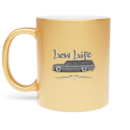 LOWLIFE Charcoal Metallic Mugs
