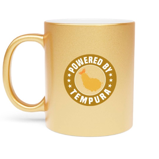 Powered By Tempura Metallic Mugs