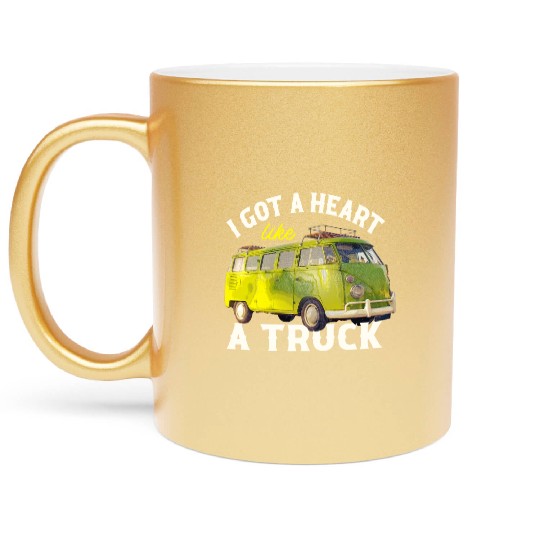 I Got A Heart Like A Truck Metallic Mugs