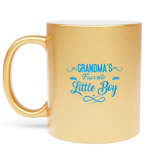 Grandm's Favorite Little boy Metallic Mugs