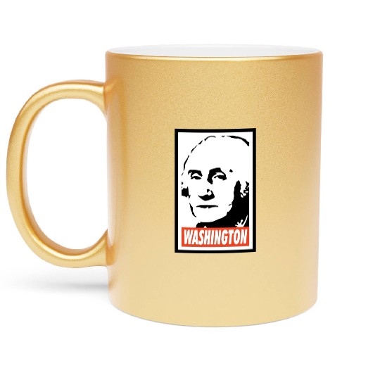 George Washington Metallic Mugs