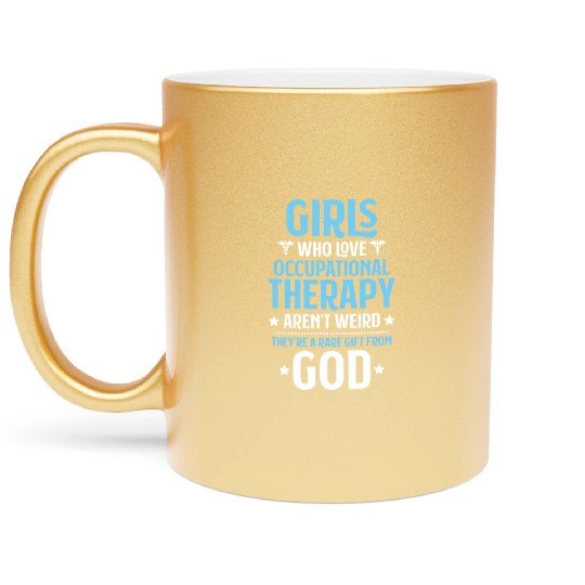 Occupational Therapist Occupational Therapy OT Metallic Mugs