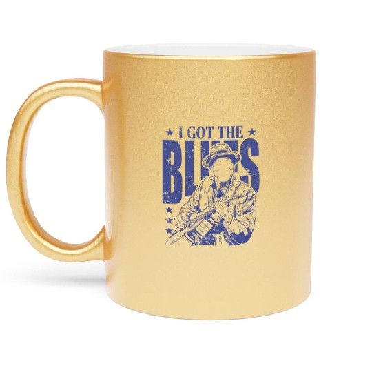 I got the Blues Music Trumpet Metallic Mugs