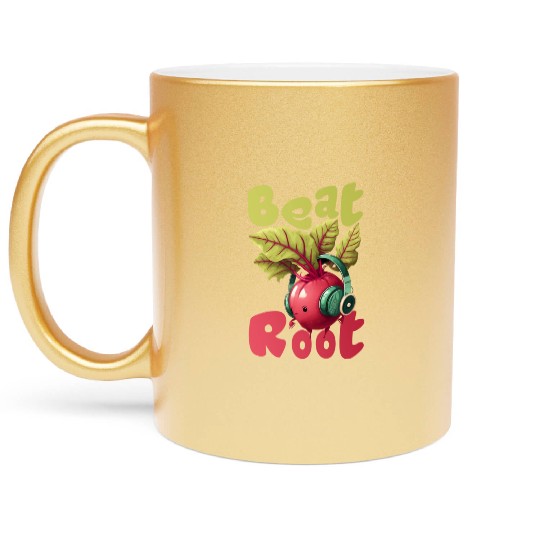 Beat Root Metallic Mugs