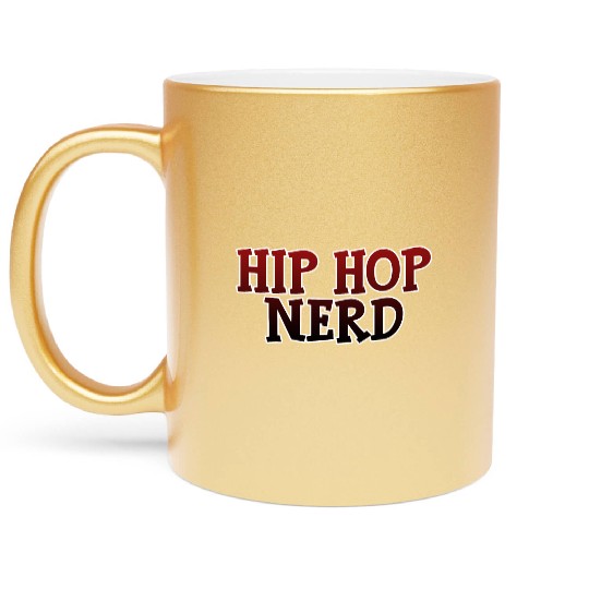 HIP HOP NERD Metallic Mugs