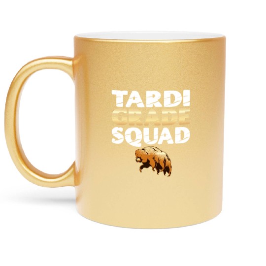 Tardigrade Squad Moss Piglet Science Lover Metallic Mugs