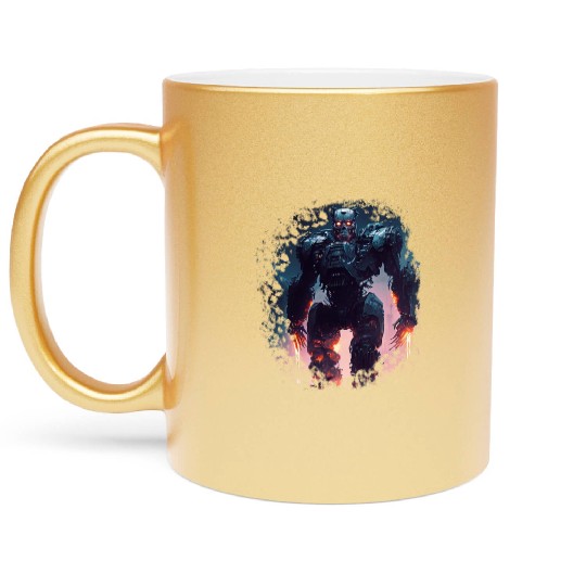 Terminator Exoskeleton Metallic Mugs