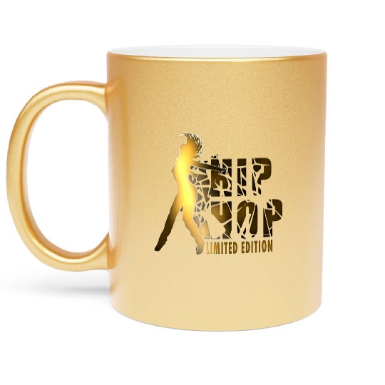 Beat hip hop bboy Metallic Mugs