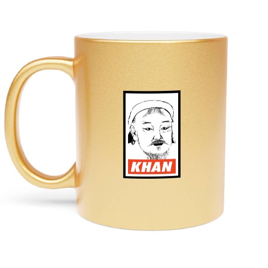 Genghis Khan Metallic Mugs