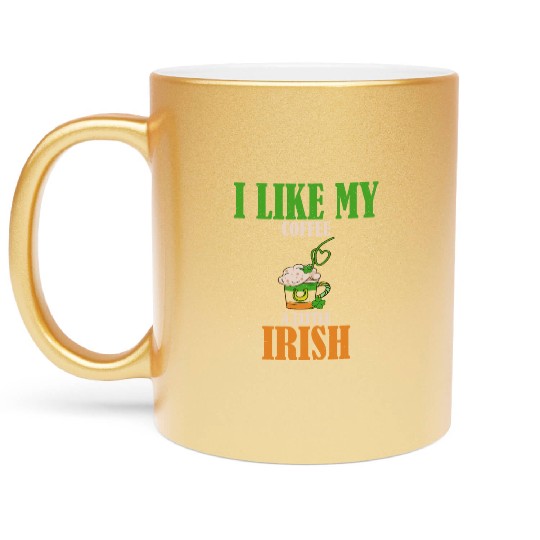 IRISH COFFEE Metallic Mugs