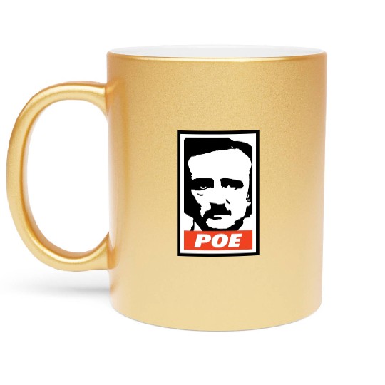 Edgar Allan Poe Metallic Mugs