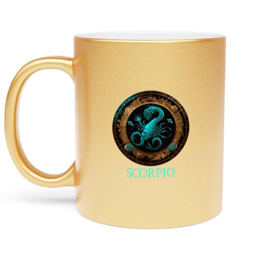 Embrace Your Scorpio Identity: Scorpio Pride Zodia Metallic Mugs