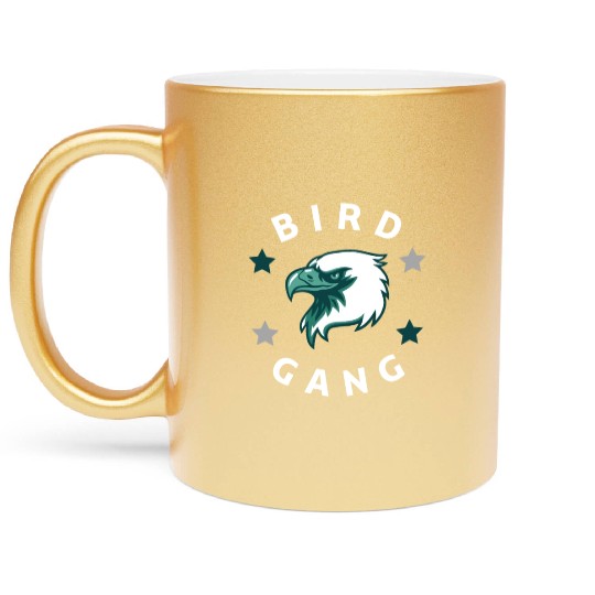 Eagle Bird Gang Funny Philadelphia Metallic Mugs