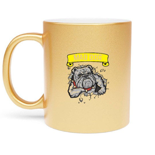 Mad Dog - Pitpull Lover Metallic Mugs